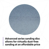 3M 7100252819 Xtract Net Disc 310W 120+ 8 in Die 800L Hook and Loop Sanding Discs Virtually Dust-Free for Metal, Wood, Composites, Stock Removal and Fine Finishing (50 Pack) - 6