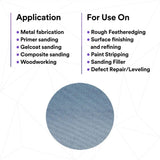 3M 7100252820 Xtract Net Disc 310W 8 in Hook and Loop Sanding Disc, 150+ Grit, Die 800L, Virtually Dust-Free (50 Pack) - 4