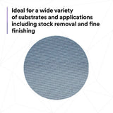 3M 7100252820 Xtract Net Disc 310W 8 in Hook and Loop Sanding Disc, 150+ Grit, Die 800L, Virtually Dust-Free (50 Pack) - 9