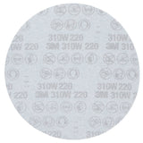 3M 310W 36415 Hookit Blue Net Disc, Aluminum Oxide, 220 Grit, Blue, 8 in (7100253883) (150 Pack) - 2