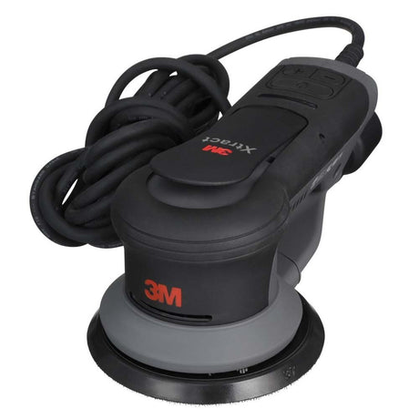 3M 7100254310 Xtract Electric Random Orbital Sander, 5 in, Central Vacuum, 3/32 in Orbit, 110V, 350W Motor for Metal Fabrication and Woodworking