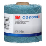 3M 310W Blue Net Disc Roll Hookit, 220 Grit, Blue, 3 in, 100 Discs per Roll (36453) (7100254368) (8 Pack) - 4
