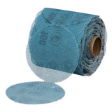 3M 36451 Blue Net Disc Roll , 3 in, 150+ Grade, Best in Class, Virtually Dust-Free, Abrasive Sheet Roll (7100254369) (8 Pack)
