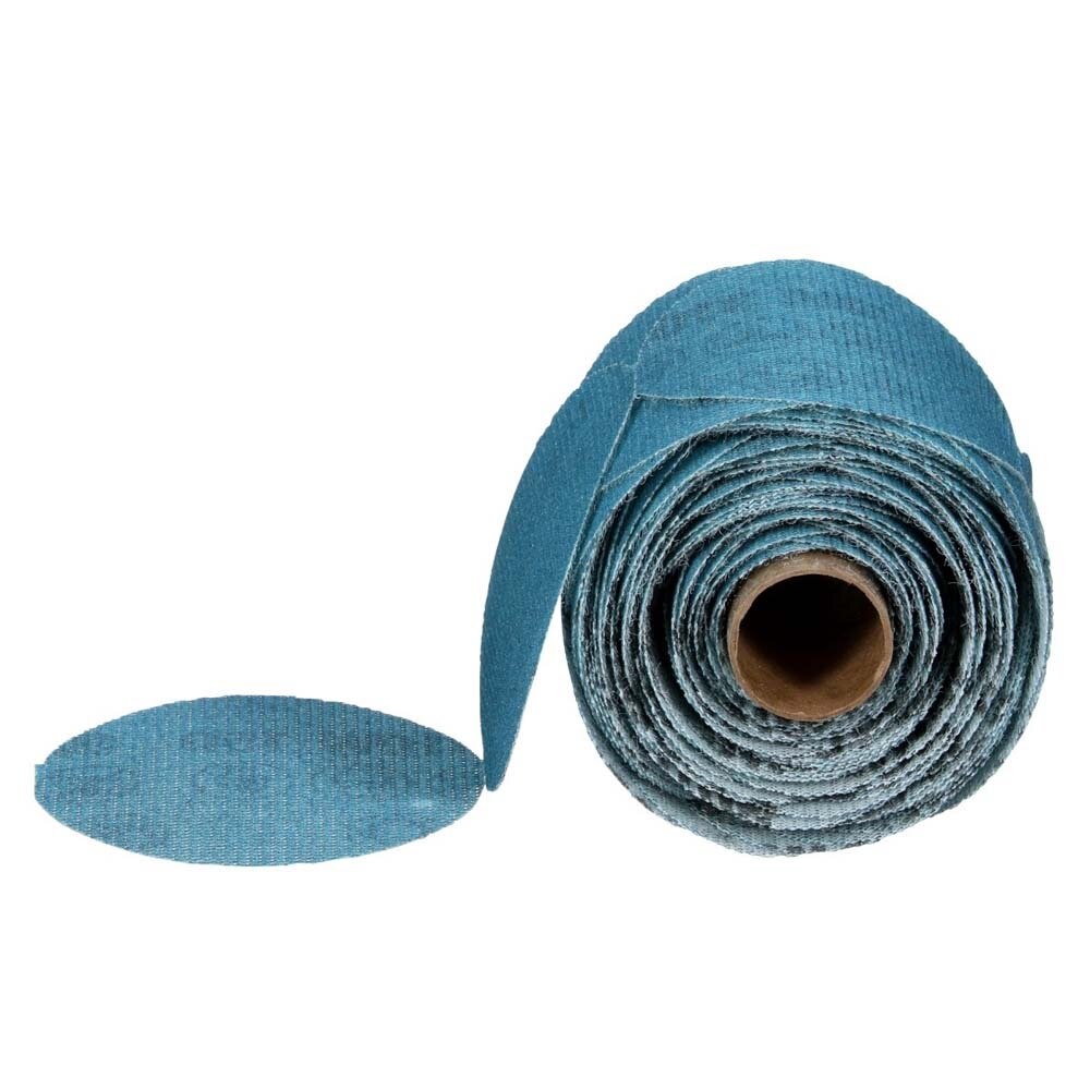 3M 7100254369 Blue Net Disc Roll 36451, 3 in, 150+ Grade, Best in Class, Virtually Dust-Free, Abrasive Sheet Roll - 5