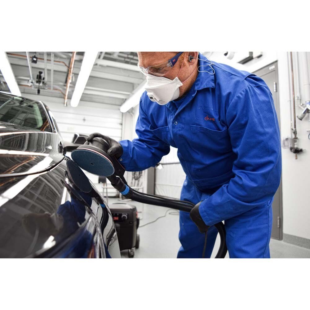 3M 7100254372 Blue Net Disc Roll 36435, 5 in, 80+ Grade, Best in Class, Virtually Dust-Free, Abrasive Sheet Roll - 5