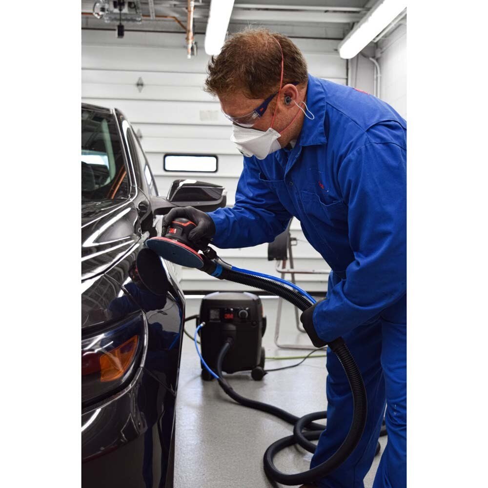 3M 7100254372 Blue Net Disc Roll 36435, 5 in, 80+ Grade, Best in Class, Virtually Dust-Free, Abrasive Sheet Roll - 6