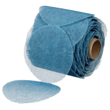 3M 310W Blue Net Hookit Disc Roll, Aluminum Oxide 320 Grit Blue 3 in 100 Discs per Roll (36455) (7100254379) (8 Pack)