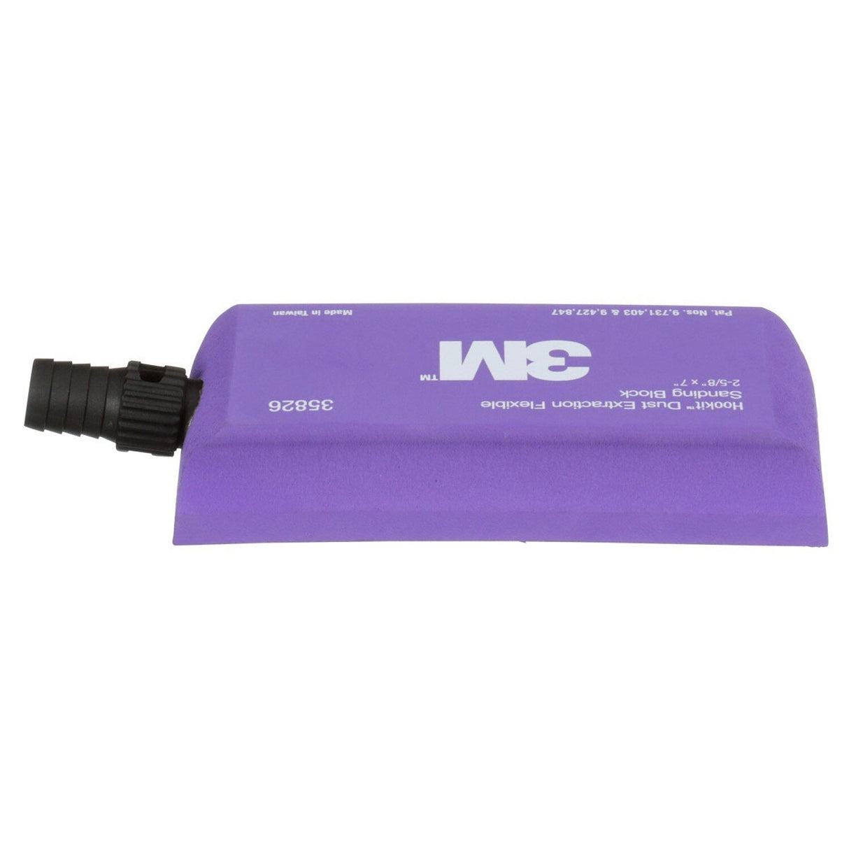 3M 35826 Hookit Dust Extraction Flexible Sanding Block, Purple, 178 mm x 67 mm (7100256500) (24 Pack) - 4