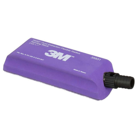 3M 7100256512 Hookit Dust Extraction Flexible Radius Sanding Block 35831, 178 mm x 66 mm