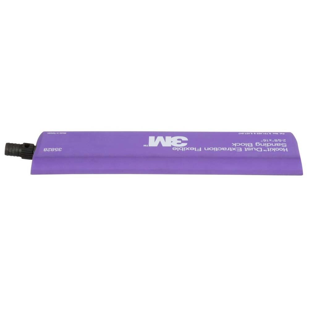 3M 7100256624 Hookit Dust Extraction Flexible Sanding Block 35828, 406 mm x 67 mm - 6