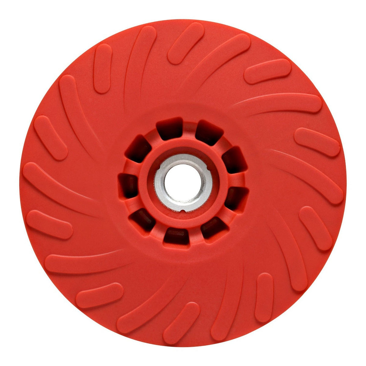 3M Disc Back-up Pad Ribbed, Extra Hard, Red, 4-1/2 in, One Piece (88655) (7100258731) (10 Pack) - 4