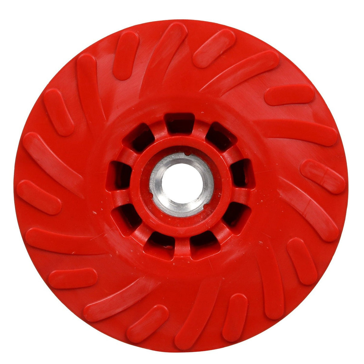 3M Disc Back-up Pad Ribbed, Extra Hard, Red, 4-1/2 in, One Piece (88655) (7100258731) (10 Pack) - 7
