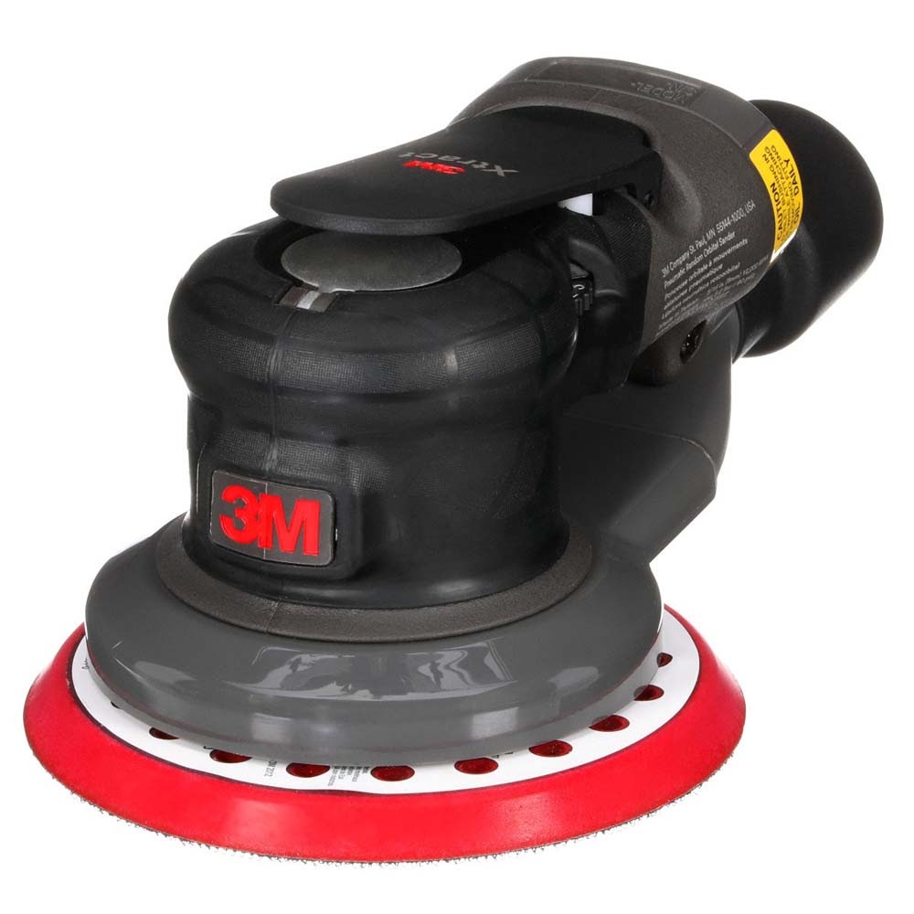 3M 88941 Xtract Pneumatic Random Orbital Sander, 5 in, Central Vacuum, 3/32 in Orbit (7100258884)