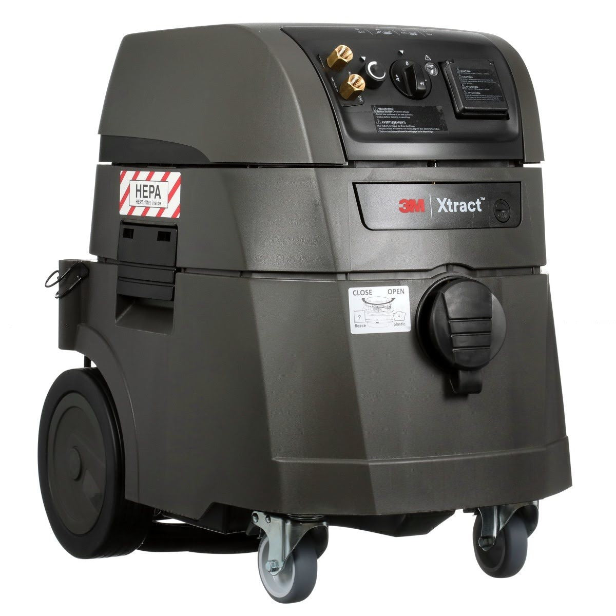 3M 64256 Xtract Clean Sanding Portable Dust Extractor Industrial Vacuum HEPA Filter Automatic Filter Clean 9 Gallon 35 Liter 110 V Black (7100260425) - 2