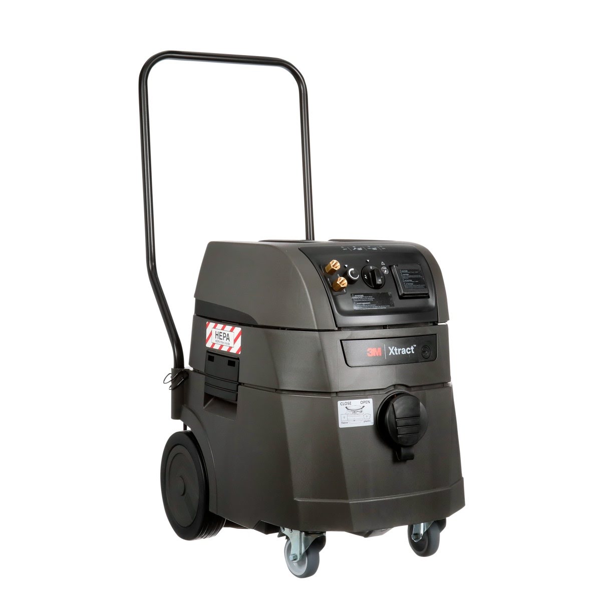 3M 64256 Xtract Clean Sanding Portable Dust Extractor Industrial Vacuum HEPA Filter Automatic Filter Clean 9 Gallon 35 Liter 110 V Black (7100260425) - 5