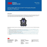 3M FF-802 Secure Click Full Facepiece Reusable Respirator , Medium (7100261326) - 9