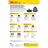 3M 7100261326 Secure Click Full Facepiece Reusable Respirator FF-802, Medium - 10