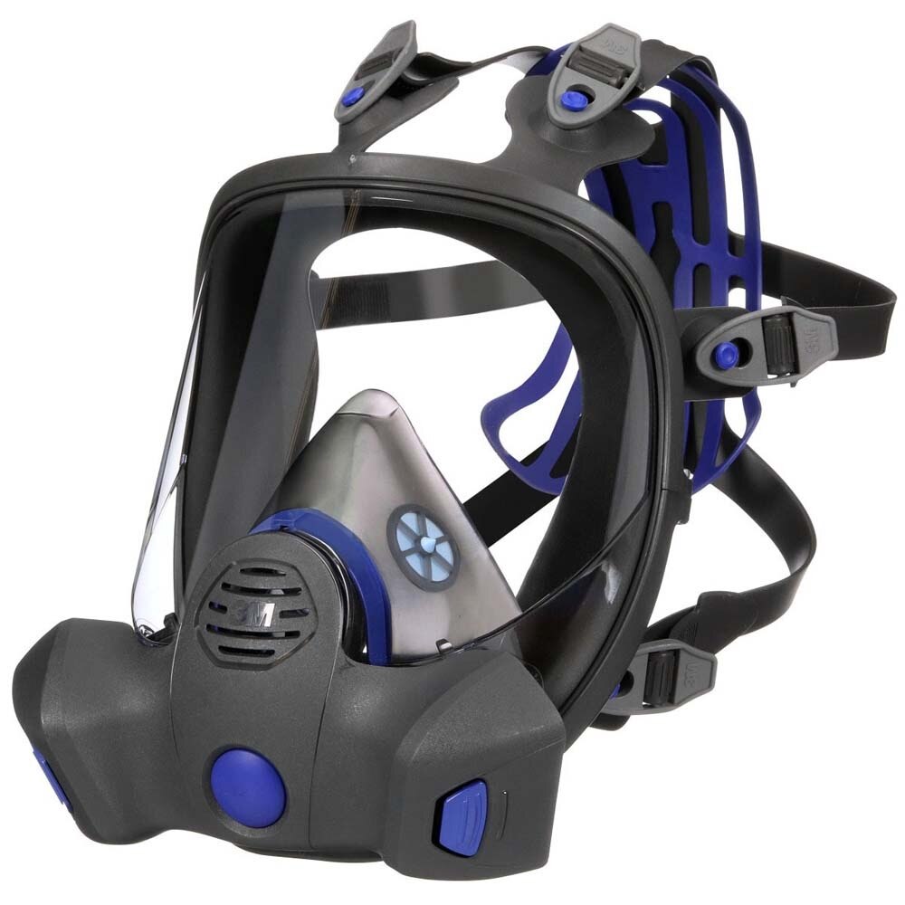 3M 7100261327 Secure Click Full Facepiece Reusable Respirator FF-801, Small - 3