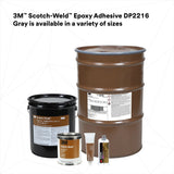 3M 2216 DP2216 Scotch-Weld Epoxy Adhesive DP, Gray, 41.5 mL Duo-Pak (7100262036) (12 Pack) - 6