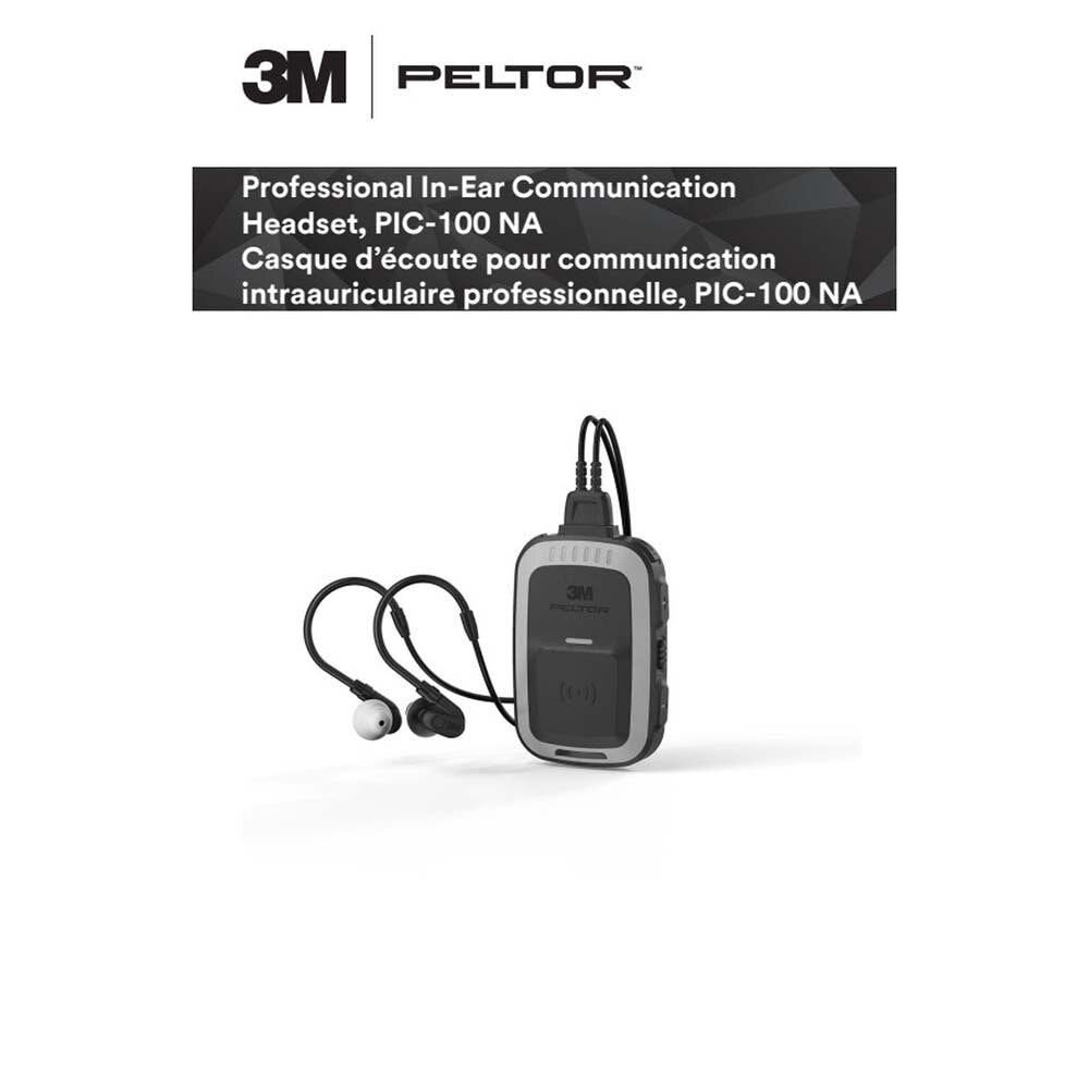 3M 7100262767 PELTOR Professional In-Ear Communication Headset, PIC-100 NA, Close-Connect Wireless Technology, VOX Hands-Free, Full-Duplex with In Ear Speech Microphone and 6 Channels, One Size, Yellow/Black - 6