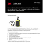 3M 7100262767 PELTOR Professional In-Ear Communication Headset, PIC-100 NA, Close-Connect Wireless Technology, VOX Hands-Free, Full-Duplex with In Ear Speech Microphone and 6 Channels, One Size, Yellow/Black - 8