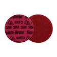3M PN-DH Scotch-Brite Precision Surface Conditioning Disc, Medium, 4 in x NH (7100263230) (100 Pack)