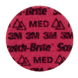 3M PN-DH Scotch-Brite Precision Surface Conditioning Disc, Medium, 4 in x NH (7100263230) (100 Pack) - 4