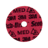 3M PN-DH Scotch-Brite Precision Surface Conditioning Disc, Medium, 4 in x 5/8 in (7100263649) (100 Pack)