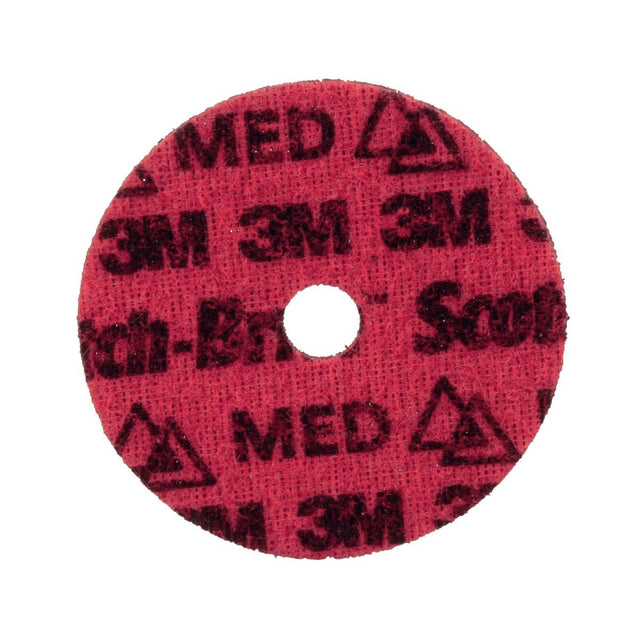 3M PN-DH Scotch-Brite Precision Surface Conditioning Disc, Medium, 4 in x 5/8 in (7100263649) (100 Pack)