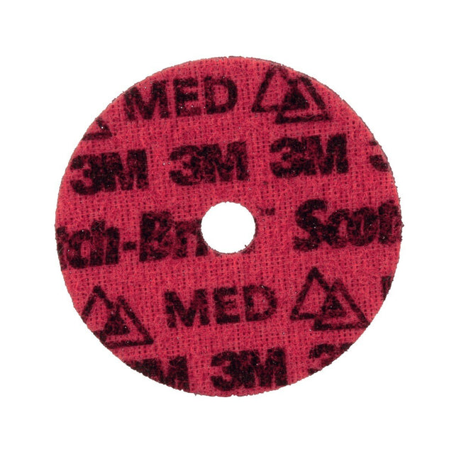 3M PN-DH Scotch-Brite Precision Surface Conditioning Disc, Medium, 4 in x 5/8 in (7100263649) (100 Pack)