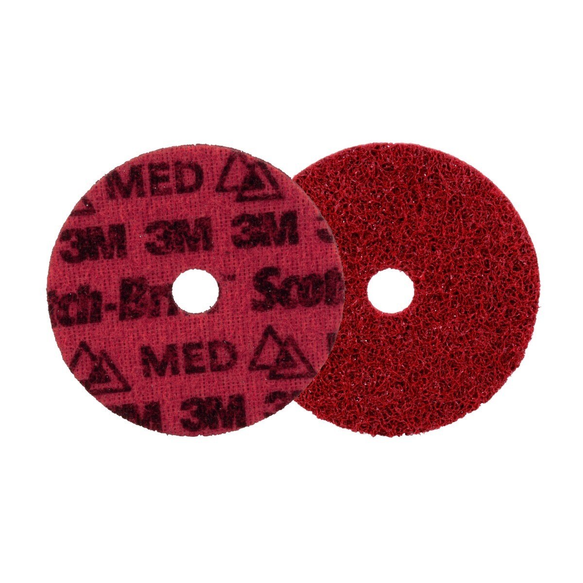 3M PN-DH Scotch-Brite Precision Surface Conditioning Disc, Medium, 4 in x 5/8 in (7100263649) (100 Pack) - 2