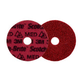 3M PN-DH Scotch-Brite Precision Surface Conditioning Disc, Medium, 4-1/2 in x 7/8 in (7100263885) (50 Pack) - 2