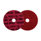 3M PN-DH Scotch-Brite Precision Surface Conditioning Disc, Medium, 5 in x 7/8 in (7100263890) (50 Pack) - 2