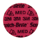 3M PN-DH Scotch-Brite Precision Surface Conditioning Disc, Medium, 4-1/2 in x NH (7100263909) (50 Pack) - 2