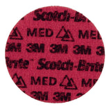 3M PN-DH Scotch-Brite Precision Surface Conditioning Disc, Medium, 5 in x NH (7100263914) (50 Pack)