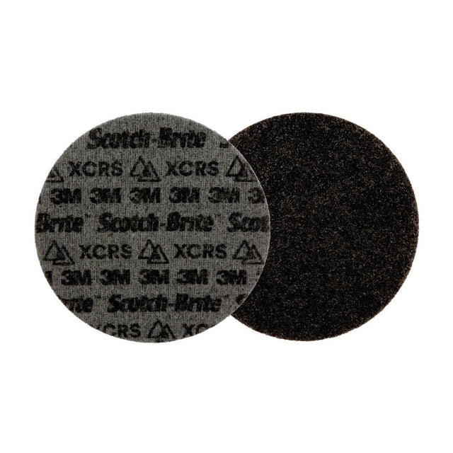 3M PN-DH Scotch-Brite Precision Surface Conditioning Disc, Extra Coarse, Dark Gray, 7 in x NH, Hook and Loop (7100263923) (25 Pack)