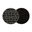 3M PN-DH Scotch-Brite Precision Surface Conditioning Disc, Extra Coarse, Dark Gray, 7 in x NH, Hook and Loop (7100263923) (25 Pack)