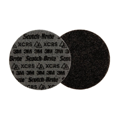 3M PN-DH Scotch-Brite Precision Surface Conditioning Disc, Extra Coarse, Dark Gray, 7 in x NH, Hook and Loop (7100263923) (25 Pack)