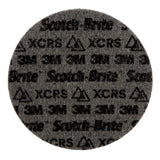 3M PN-DH Scotch-Brite Precision Surface Conditioning Disc, Extra Coarse, Dark Gray, 7 in x NH, Hook and Loop (7100263923) (25 Pack) - 3