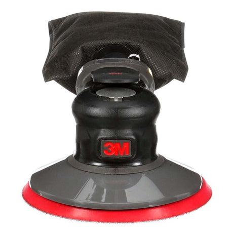 3M 7100264077 Xtract Pneumatic Random Orbital Sander, 6 in, Self-Generated Vacuum, 3/32 in Orbit