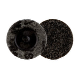 3M Scotch-Brite Roloc Precision Surface Conditioning Disc PN-DR TR Extra Coarse Dark Gray 2 in Dispenser Pack (89299) (7100264091) (200 Pack) - 2