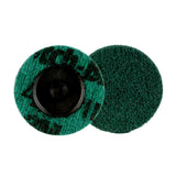 3M PN-DR Scotch-Brite Roloc Precision Surface Conditioning Disc, TR, Fine, Precision Shaped Ceramic, Nonwoven Fiber, Green, 2 in, 1000 ea per Case, Bulk (7100264139) (1000 Pack) - 3