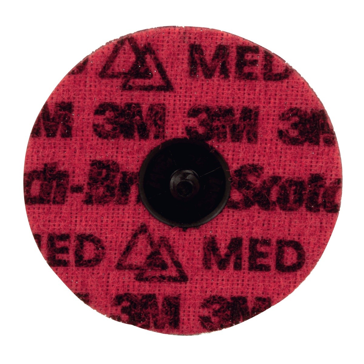 3M PN-DR Scotch-Brite Roloc Precision Surface Conditioning Disc, Medium, Red, TR, 4 in (89281) (7100264142) (100 Pack)