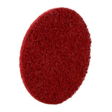 3M PN-DR Scotch-Brite Roloc Precision Surface Conditioning Disc, Medium, Red, TR, 4 in (89281) (7100264142) (100 Pack) - 4