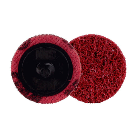 3M PN-DR Scotch-Brite Roloc Precision Surface Conditioning Disc, TR, Medium, Precision Shaped Ceramic, Nonwoven, Red, 1-1/2 in, Dispenser Pack (7100264163) (100 Pack)