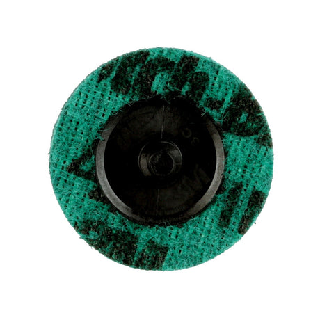 3M Scotch-Brite Roloc Precision Surface Conditioning Disc PN-DR Fine TR Ceramic Nonwoven Fiber Green 2 in Dispenser Pack (7100264171) (100 Pack)
