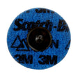 3M PN-DR Scotch-Brite Roloc Precision Surface Conditioning Disc, TR, Very Fine, Precision Shaped Ceramic, Nonwoven, Blue, 3 in, Dispenser Pack (7100264194) (100 Pack)