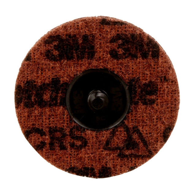3M PN-DR Scotch-Brite Roloc Precision Surface Conditioning Disc, TR, Coarse, Precision Shaped Ceramic, Nonwoven, Brown, 3 in, Dispenser Pack (7100264197) (100 Pack)