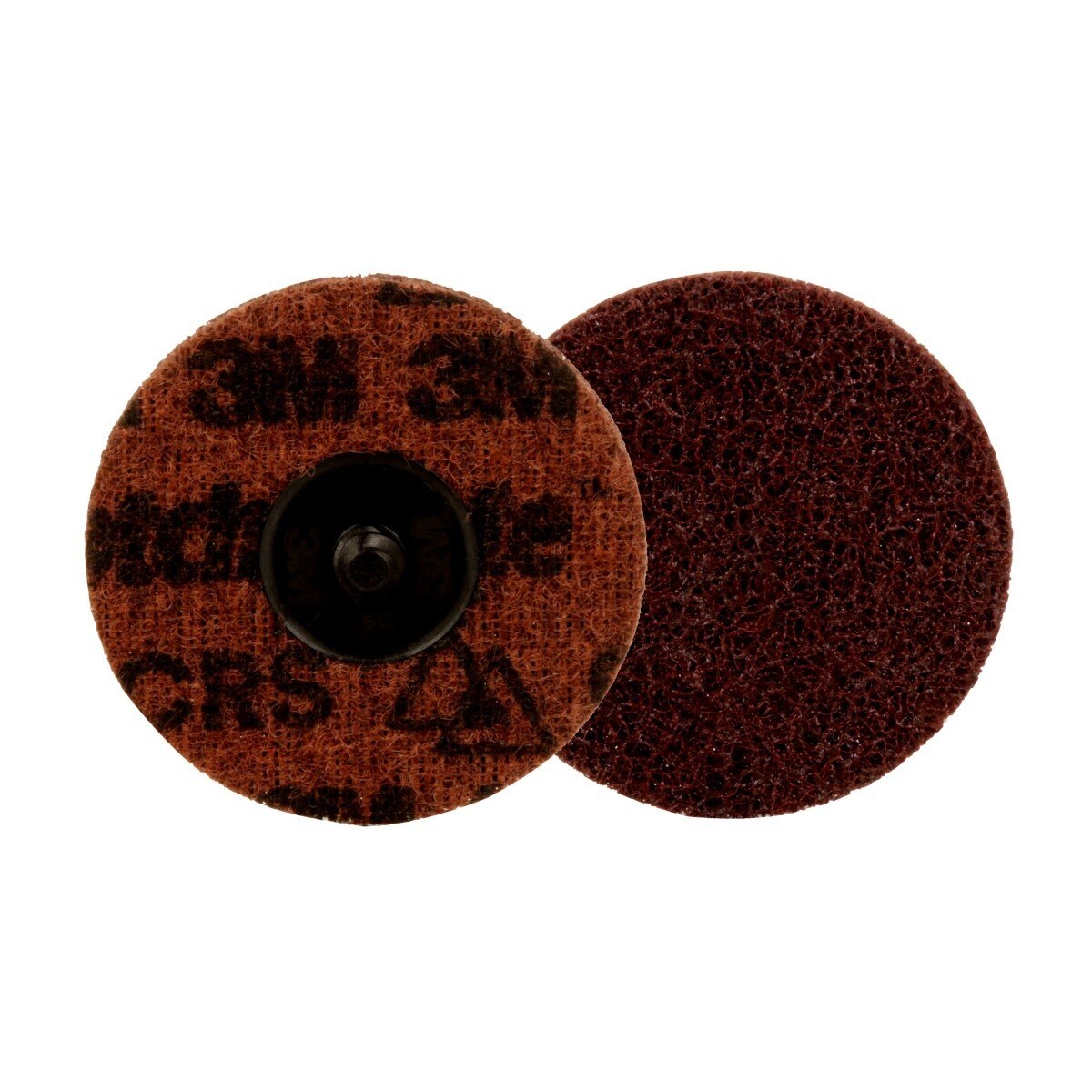3M PN-DR Scotch-Brite Roloc Precision Surface Conditioning Disc, TR, Coarse, Precision Shaped Ceramic, Nonwoven, Brown, 3 in, Dispenser Pack (7100264197) (100 Pack) - 2