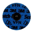3M 89283 Scotch-Brite Roloc Precision Surface Conditioning Disc, PN-DR, Very Fine, TR, Blue, 4 in (7100264199) (100 Pack)